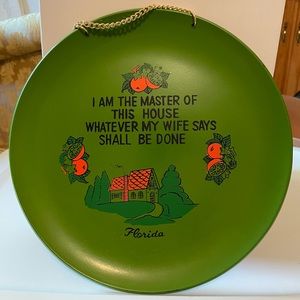 Vintage Florida souvenir plate